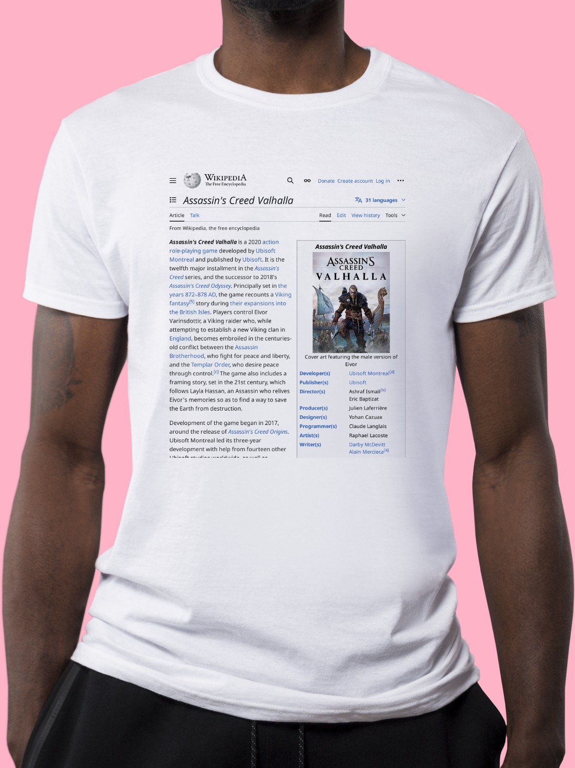 assassin's creed valhalla shirt