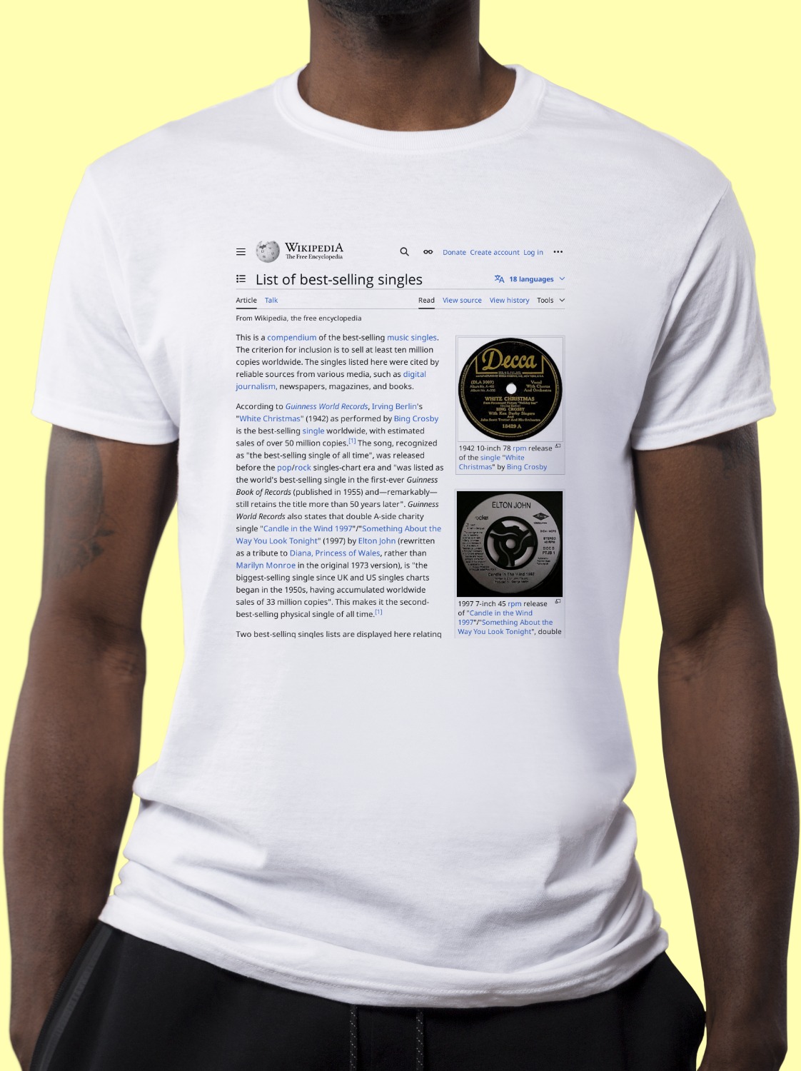 list-of-best-selling-singles-wikipedia-t-shirt