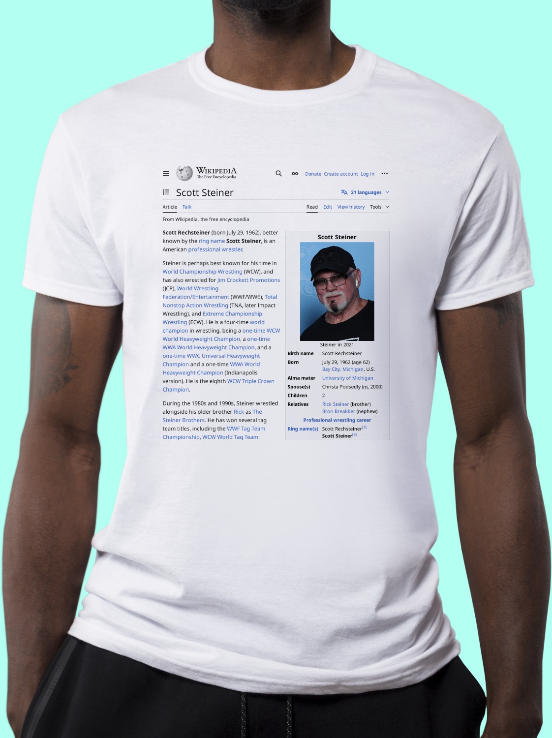 Scott Steiner Wikipedia T-Shirt